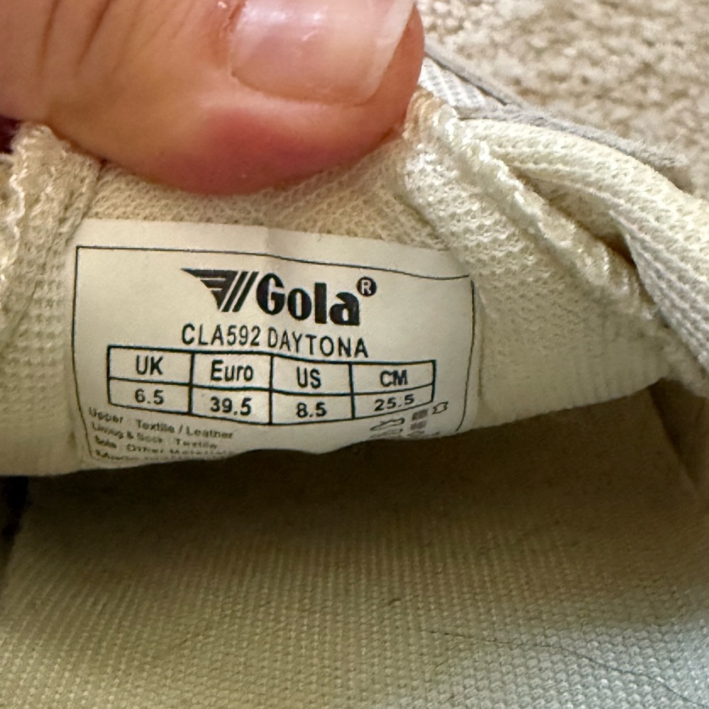 Gola Women's Beige and Light Gray Sneakers - Picture 7 of 7